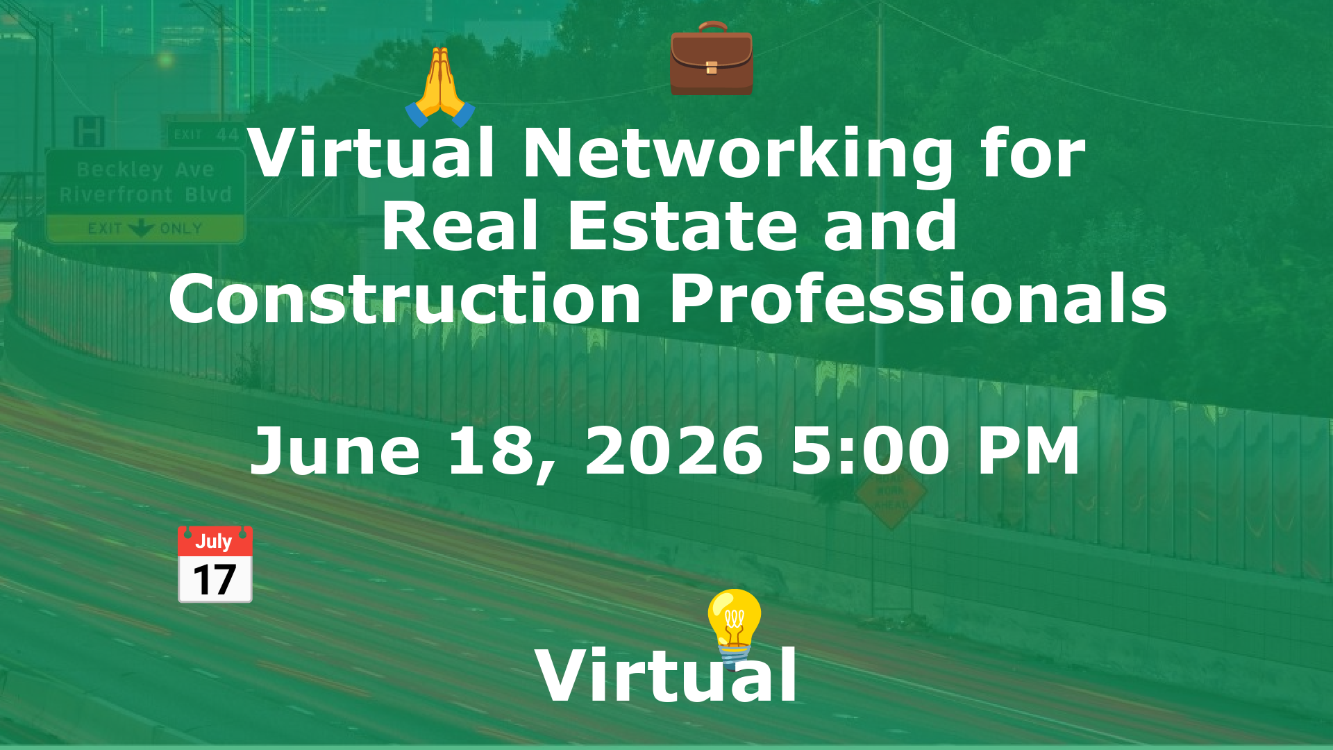 Virtual Networking for Real Estate and Construction Professionals event image